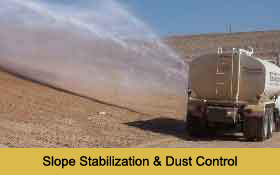 Slope Stabilization & Dust Control